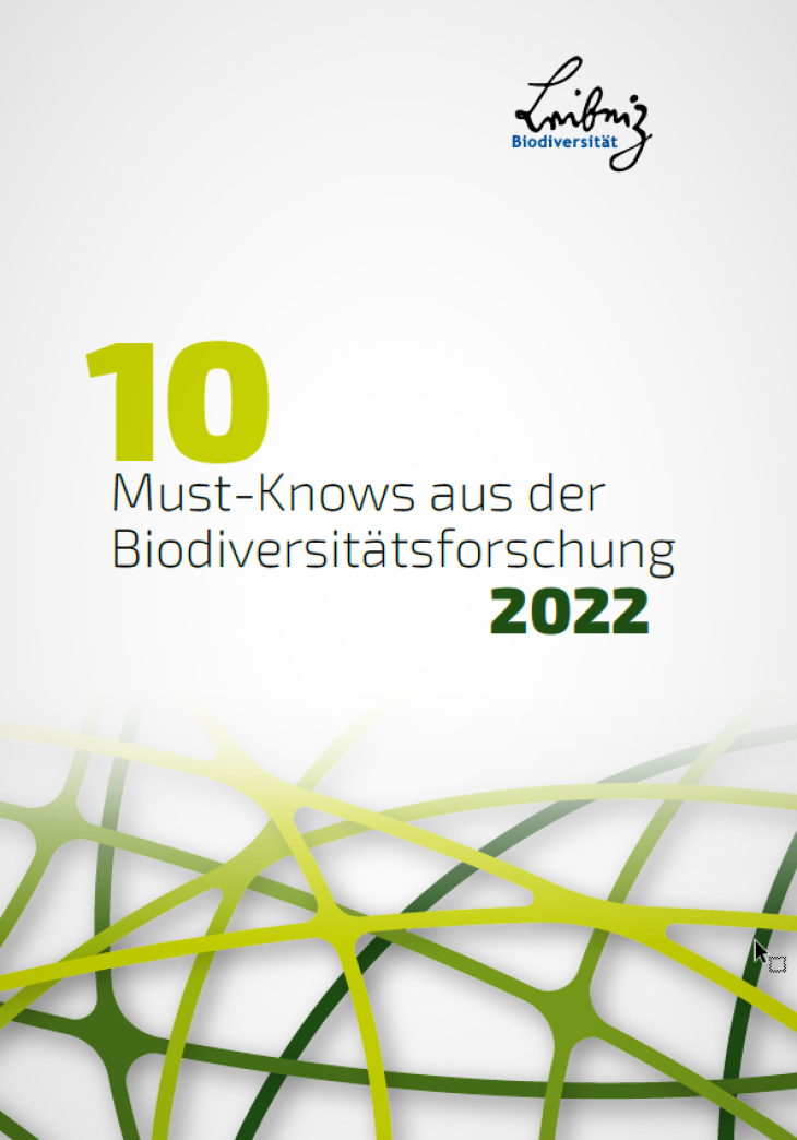 10 Must Knows in Biodiversity 2022 Titelseite